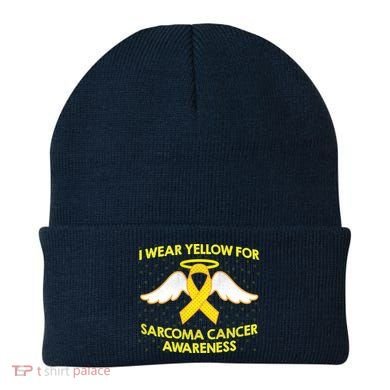 I Wear Yellow For Sarcoma Awareness  Beanie