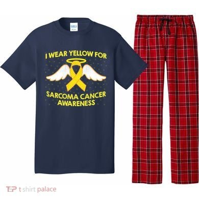 I Wear Yellow For Sarcoma Awareness  Pajama Set