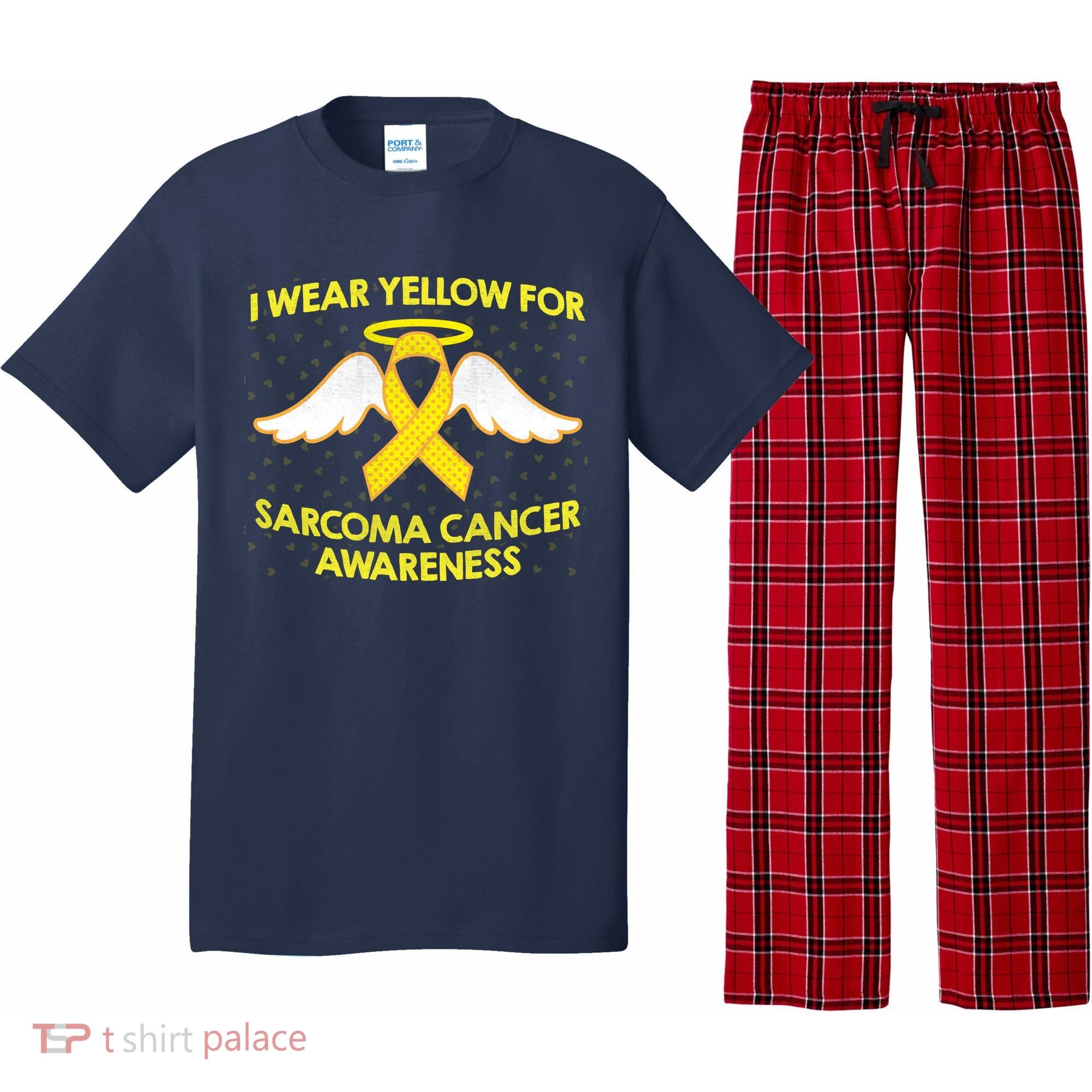 I Wear Yellow For Sarcoma Awareness  Pajama Set