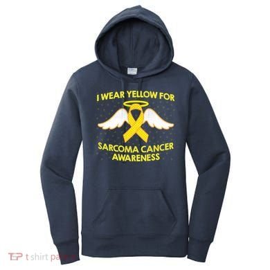 I Wear Yellow For Sarcoma Awareness  Women's Hoodie