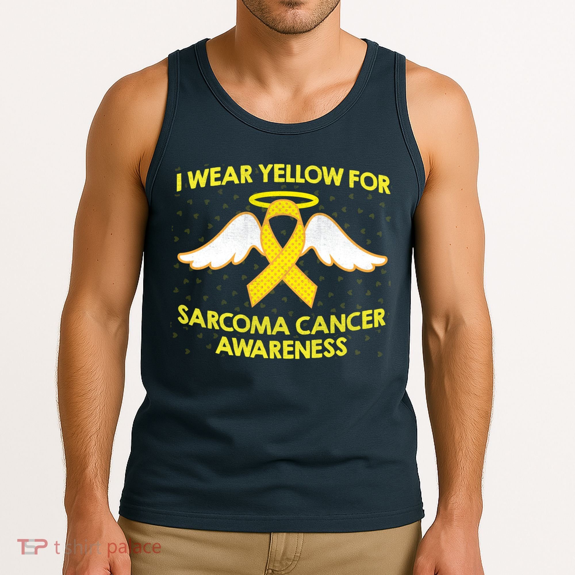 I Wear Yellow For Sarcoma Awareness  Tank Top