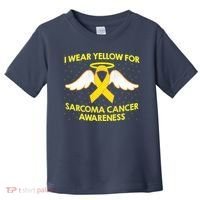 I Wear Yellow For Sarcoma Awareness  Toddler T-Shirt thumb 0