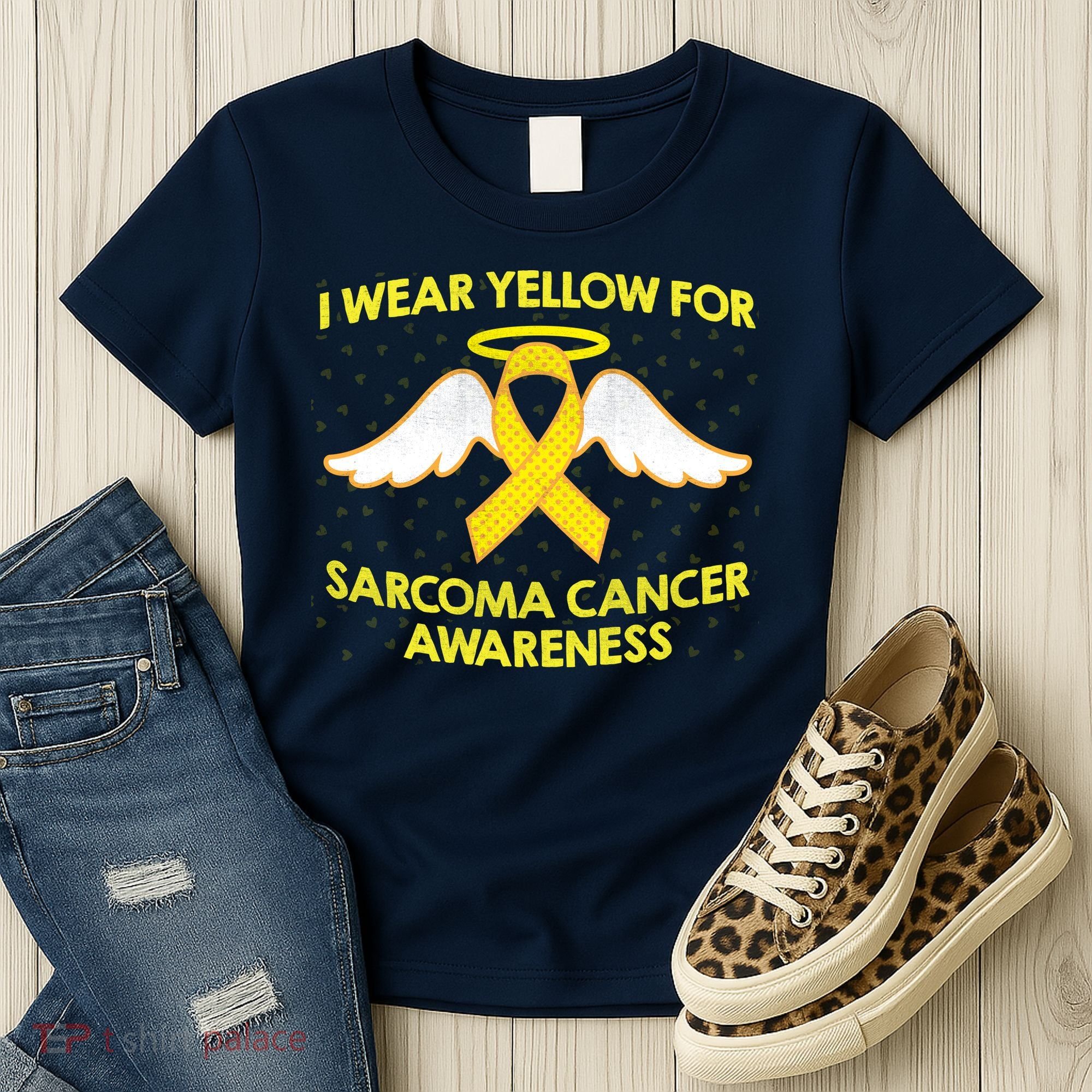 I Wear Yellow For Sarcoma Awareness  Women's T-Shirt