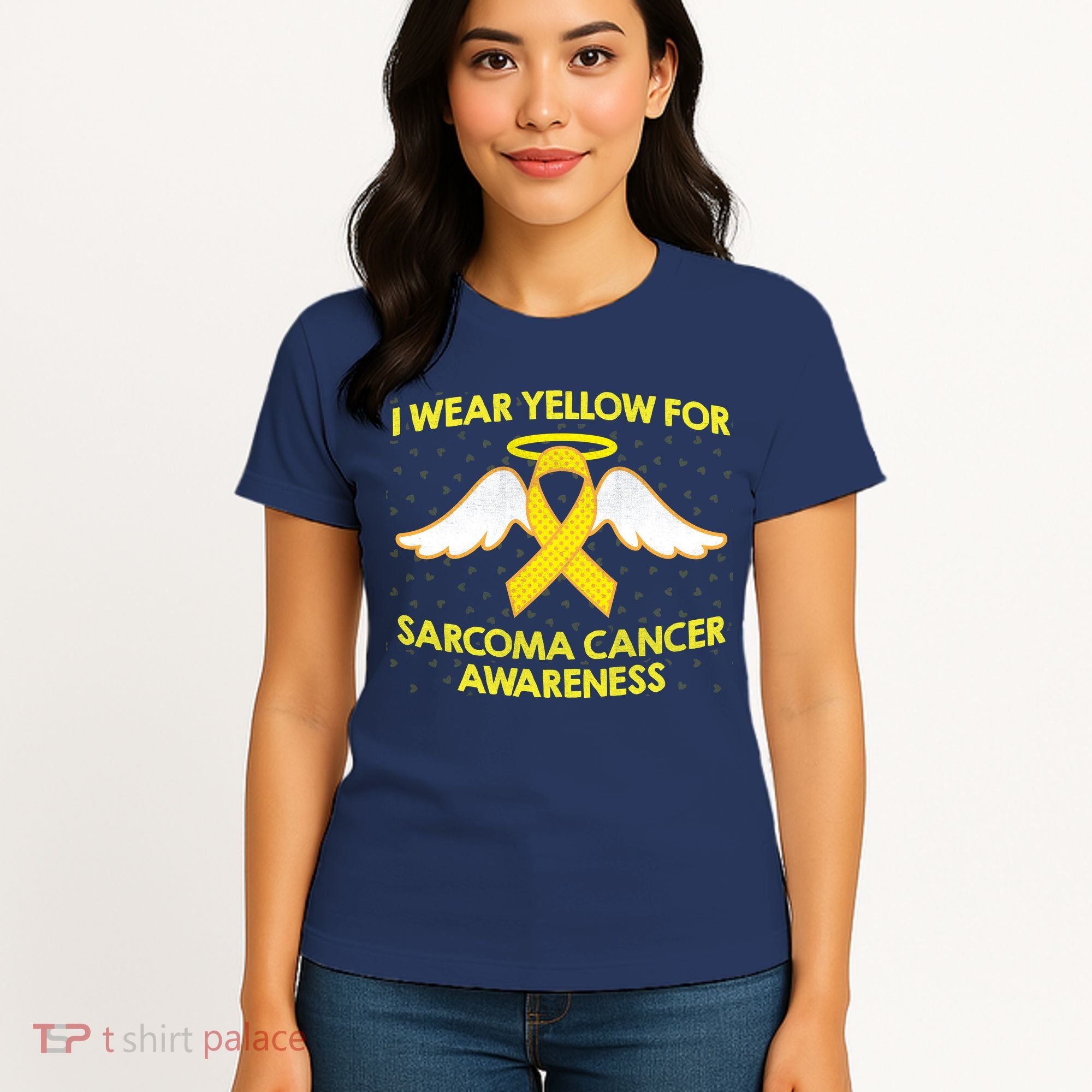 I Wear Yellow For Sarcoma Awareness  Women's T-Shirt