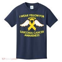 I Wear Yellow For Sarcoma Awareness  Kids T-Shirt thumb 0