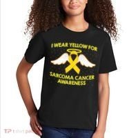 I Wear Yellow For Sarcoma Awareness  Kids T-Shirt thumb 2