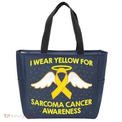 I Wear Yellow For Sarcoma Awareness  Tote Bag