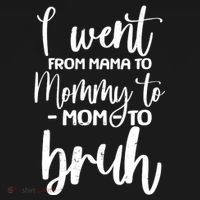 I Went From Mama To Bruh Funny Mother's Day Backpack thumb 2