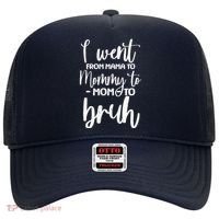 I Went From Mama To Bruh Funny Mother's Day Hat thumb 0