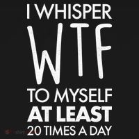I Whisper WTF 20 Times A Day Backpack thumb 2