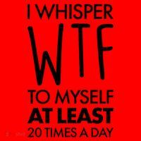 I Whisper WTF 20 Times A Day Santa Hat thumb 1