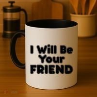 I Will Be Your Friend Coffee Mug thumb 4