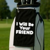 I Will Be Your Friend Golf Towel thumb 2