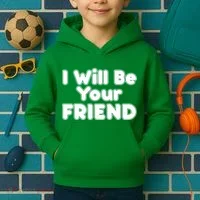 I Will Be Your Friend Kids Hoodie thumb 2