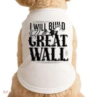 I Will Build A Great Wall - Donald Trump Doggie Tank thumb 0