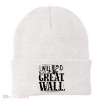 I Will Build A Great Wall - Donald Trump Beanie thumb 0