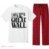I Will Build A Great Wall - Donald Trump Pajama Set thumb 0