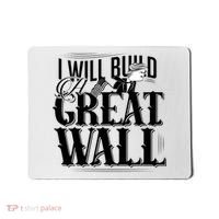 I Will Build A Great Wall - Donald Trump Mousepad thumb 0