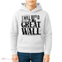 I Will Build A Great Wall - Donald Trump Kids Hoodie thumb 4