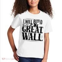 I Will Build A Great Wall - Donald Trump Kids T-Shirt thumb 2