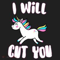 I Will Cut You Stabby Unicorn Hat thumb 2