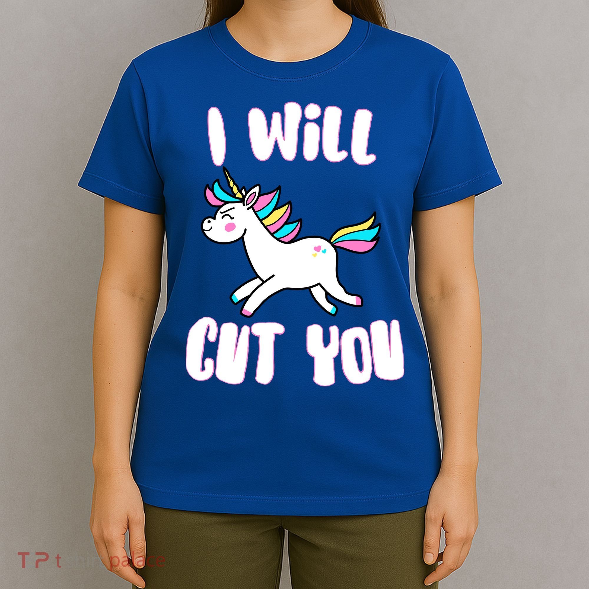I Will Cut You Stabby Unicorn T-Shirt