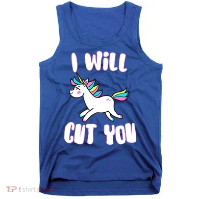 I Will Cut You Stabby Unicorn Tank Top