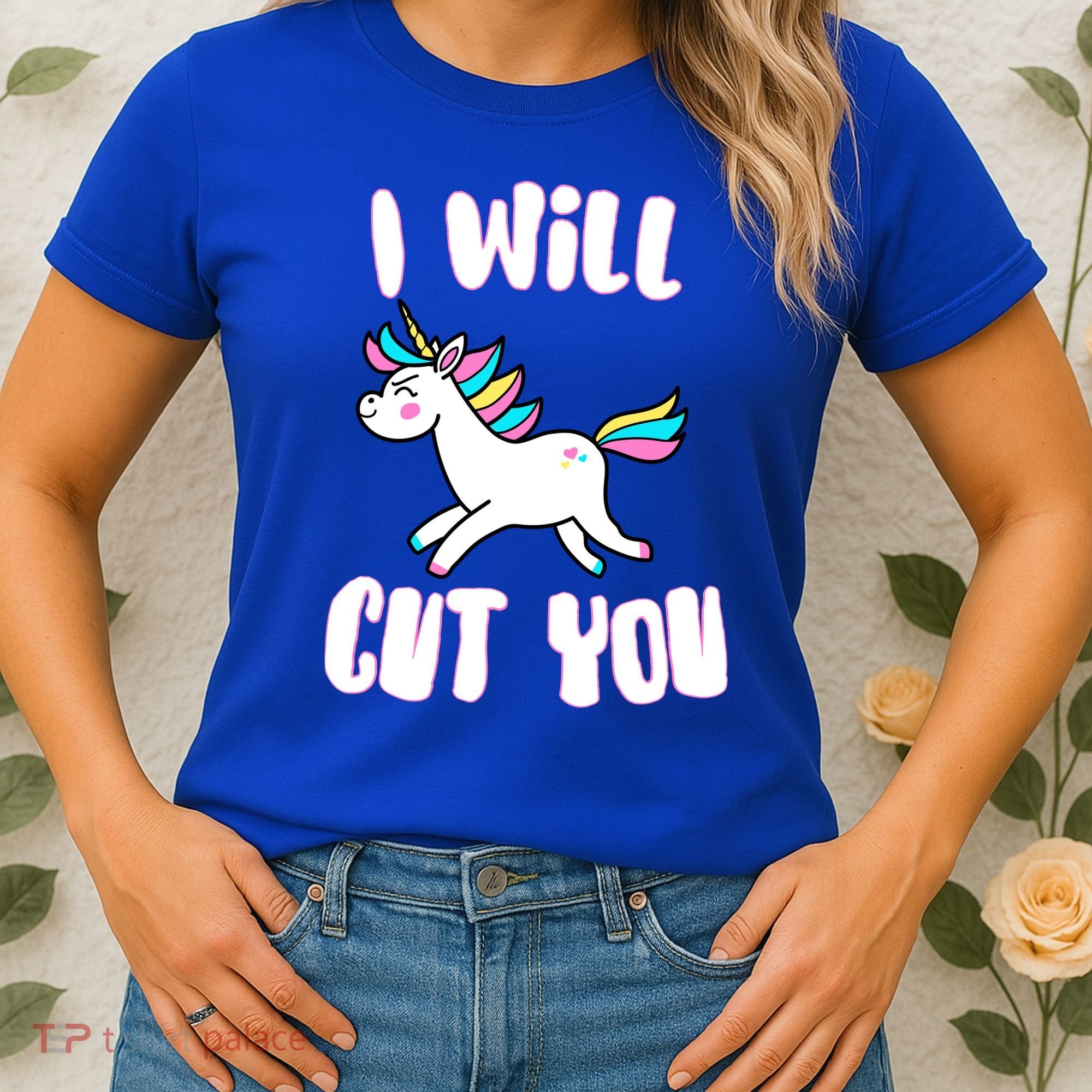 I Will Cut You Stabby Unicorn Women's T-Shirt