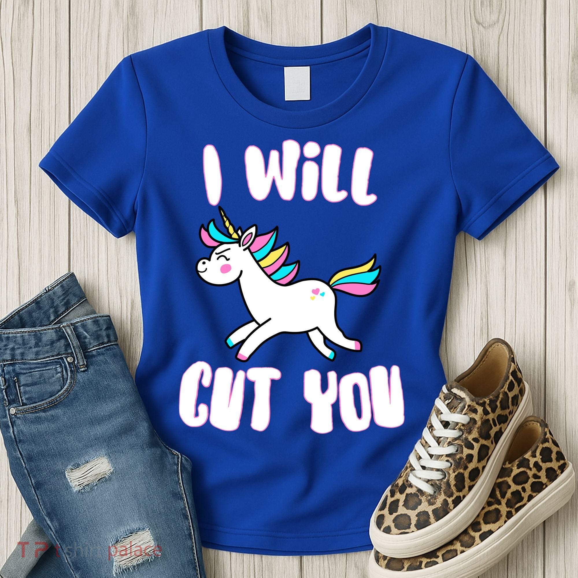 I Will Cut You Stabby Unicorn Women's T-Shirt