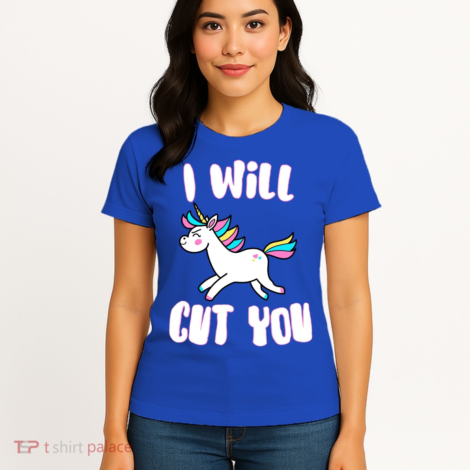 I Will Cut You Stabby Unicorn Women's T-Shirt