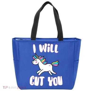 I Will Cut You Stabby Unicorn Bag
