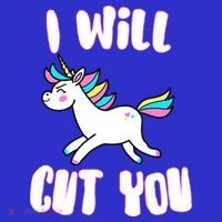 I Will Cut You Stabby Unicorn Tote Bag thumb 4