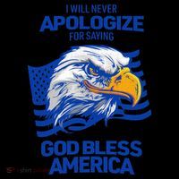 I Will Never Apologize For Saying God Bless America Coffee Mug thumb 5