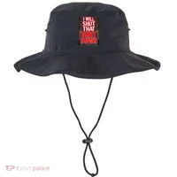 I Will Shut That Shit Down No Exceptions Barbwire Bat Dead Zombies Bucket Hat thumb 0