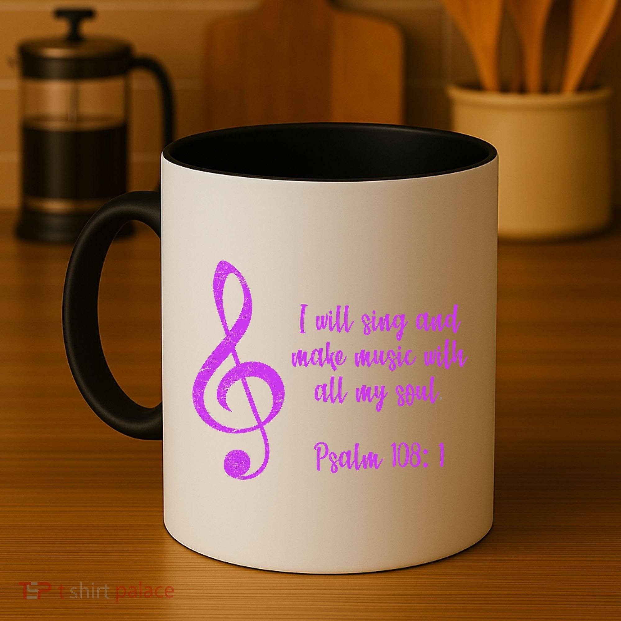 I Will Sing And Make Music With All My Soul Coffee Mug