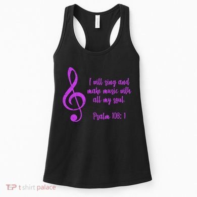 I Will Sing And Make Music With All My Soul Women's Tank Top