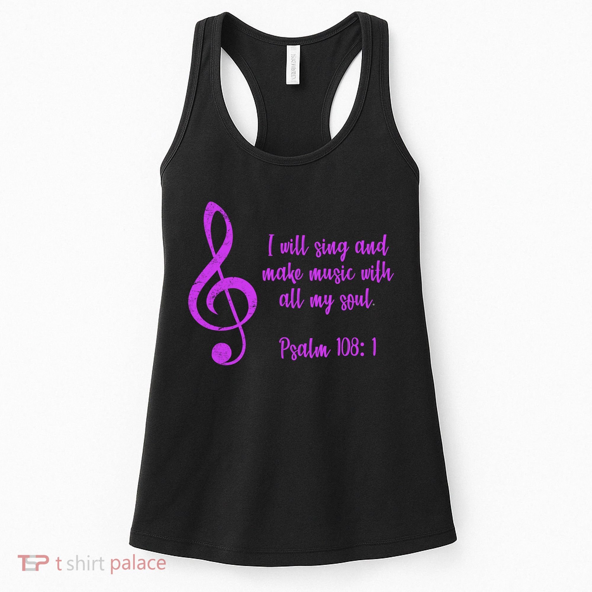 I Will Sing And Make Music With All My Soul Women's Tank Top