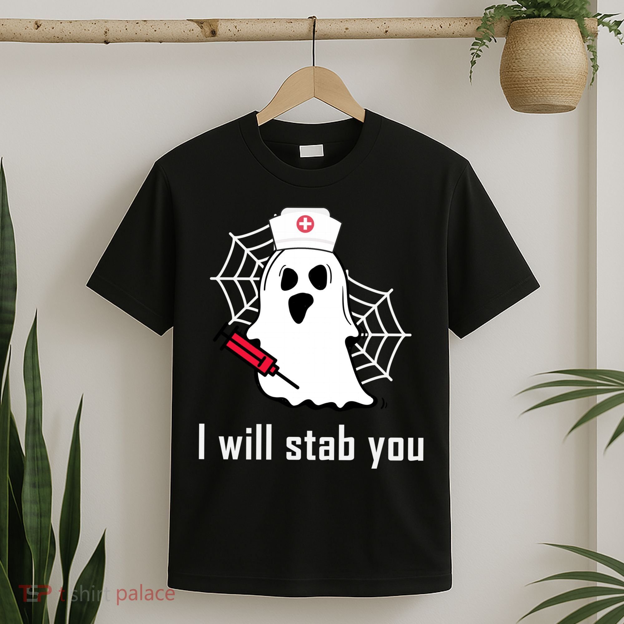 I Will Stab You Ghost Nurse T-Shirt