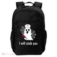 I Will Stab You Ghost Nurse Backpack thumb 0