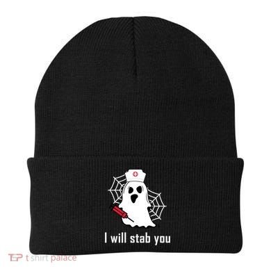 I Will Stab You Ghost Nurse Beanie