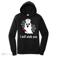 I Will Stab You Ghost Nurse Women's Hoodie thumb 0