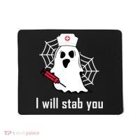 I Will Stab You Ghost Nurse Mousepad thumb 0
