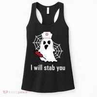 I Will Stab You Ghost Nurse Women's Tank Top thumb 0