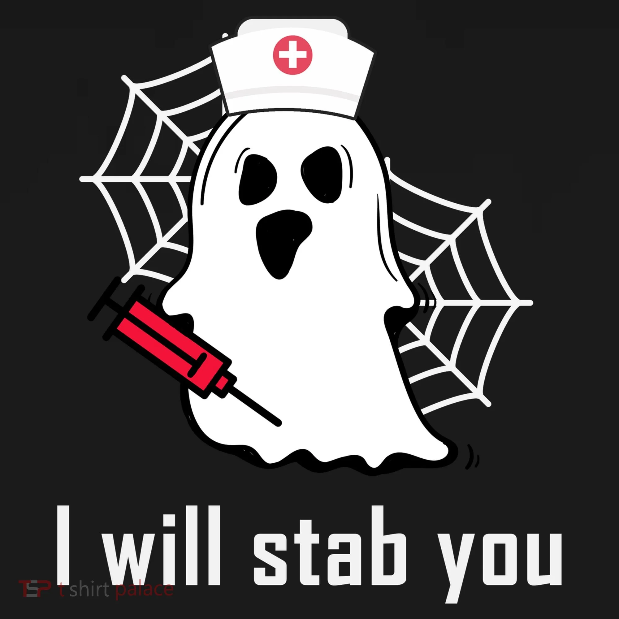 I Will Stab You Ghost Nurse Baby Bodysuit