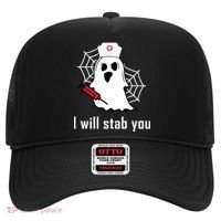 I Will Stab You Ghost Nurse Hat thumb 0