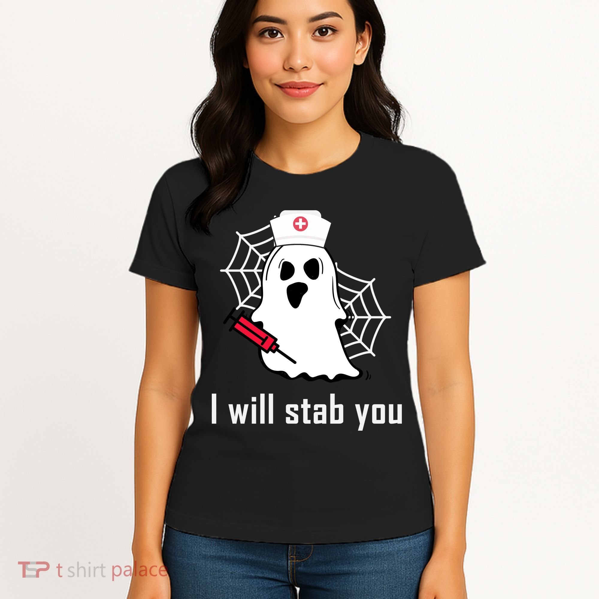 I Will Stab You Ghost Nurse Women's T-Shirt