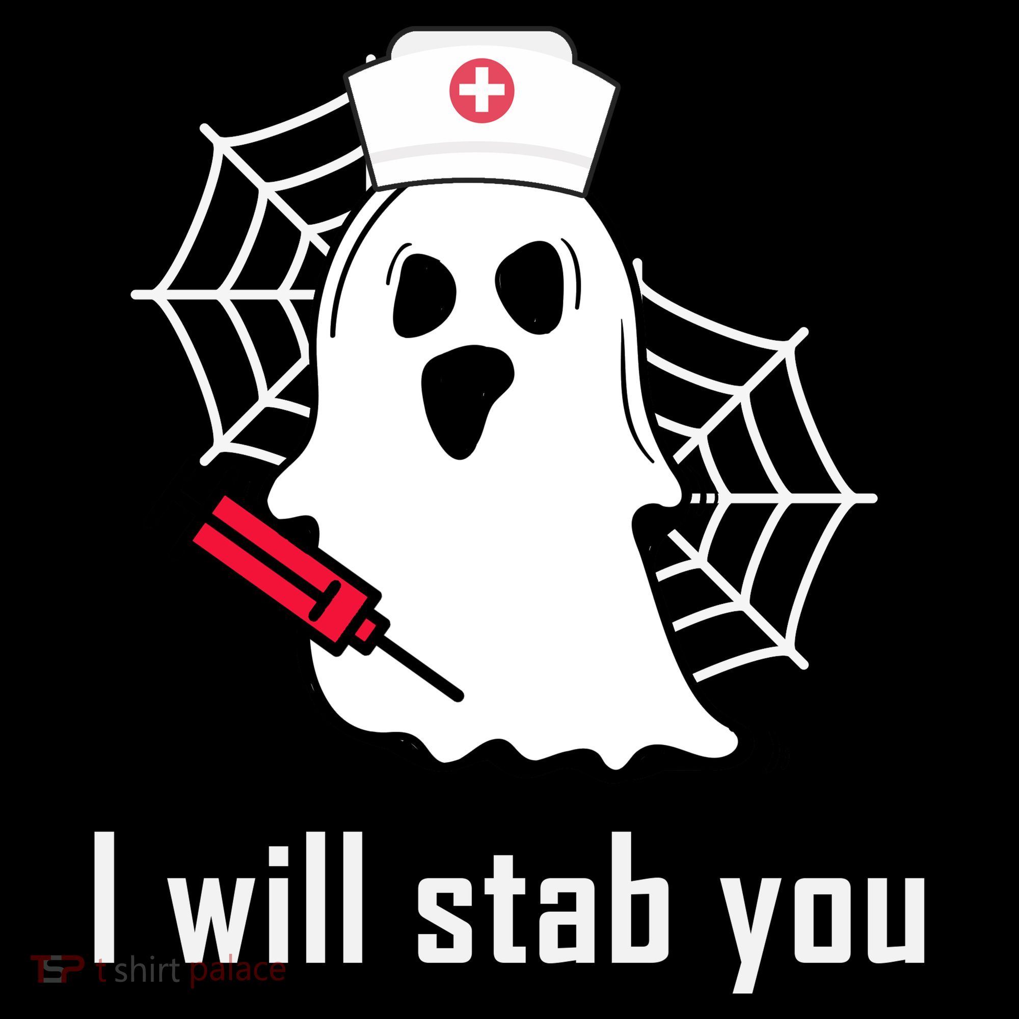 I Will Stab You Ghost Nurse Kids T-Shirt