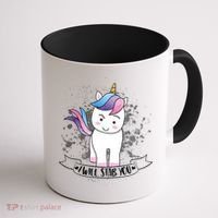 I Will Stab You Unicorn Coffee Mug thumb 1