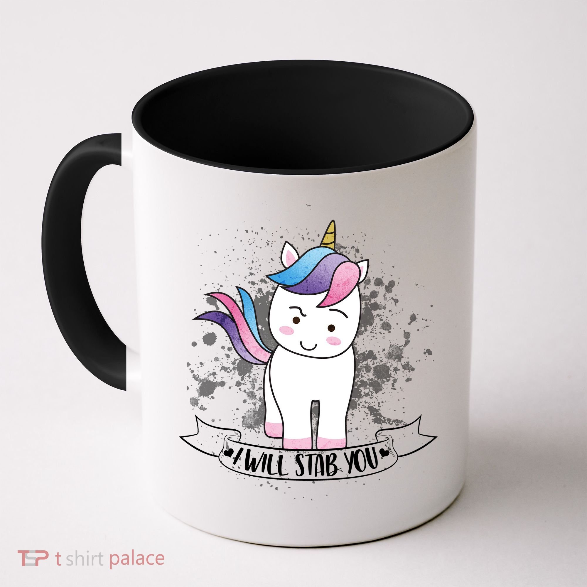 I Will Stab You Unicorn Coffee Mug