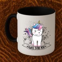 I Will Stab You Unicorn Coffee Mug thumb 2
